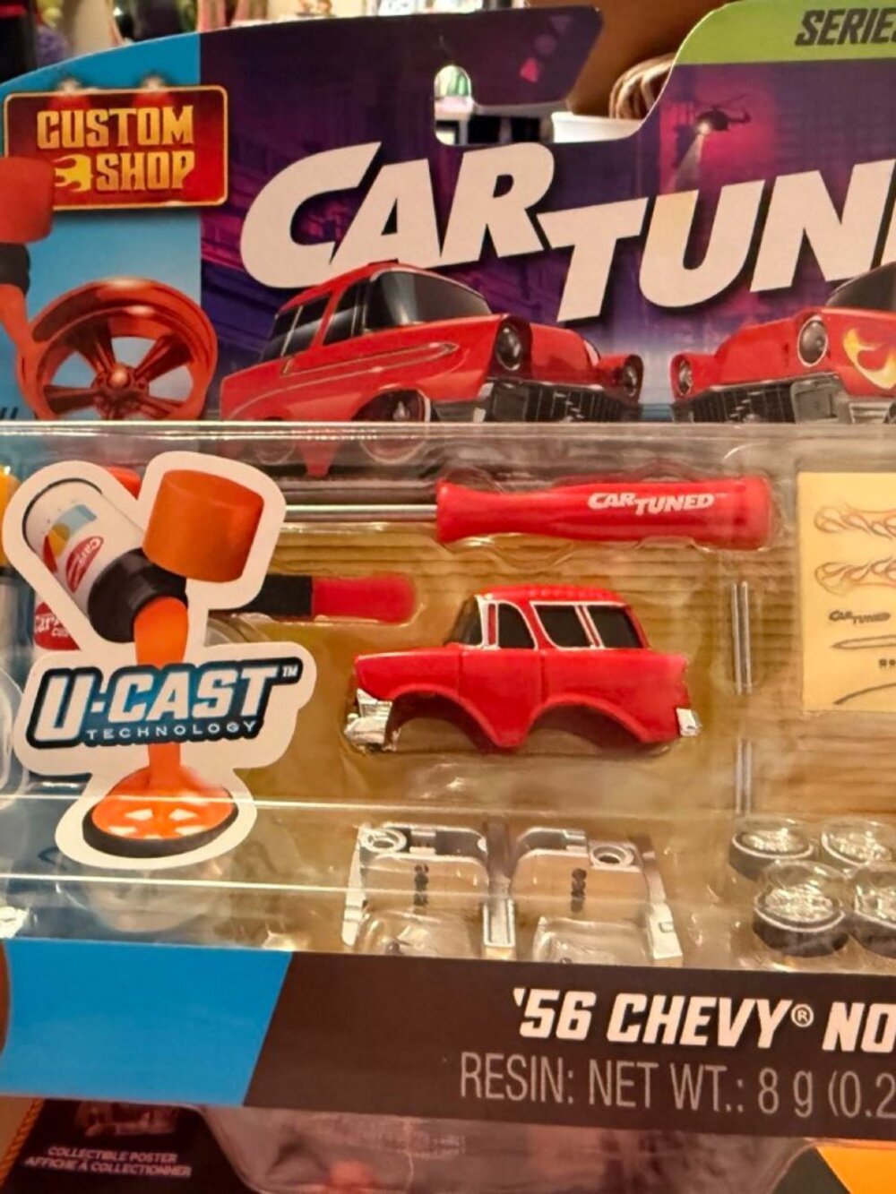 Car Tuned '56 Chevy Nomad red car kit Car Tuned Custom Shop ’56 Chevy Nomad